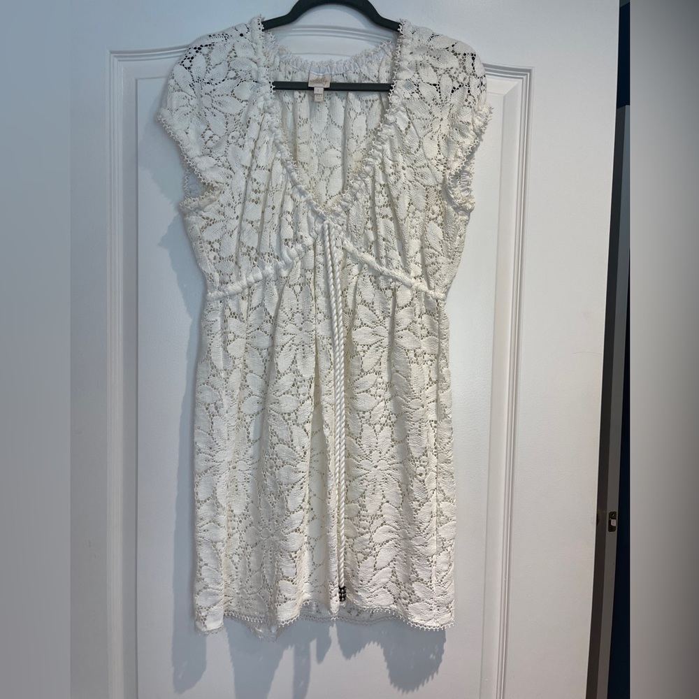 Milky Cabana swim coverup